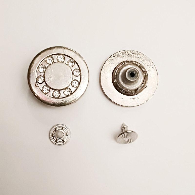 Гудзик джинсовий (1000 шт) 25мм нікель