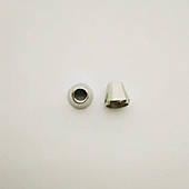 Наконечник для шнура (1000 шт), метал, нікель