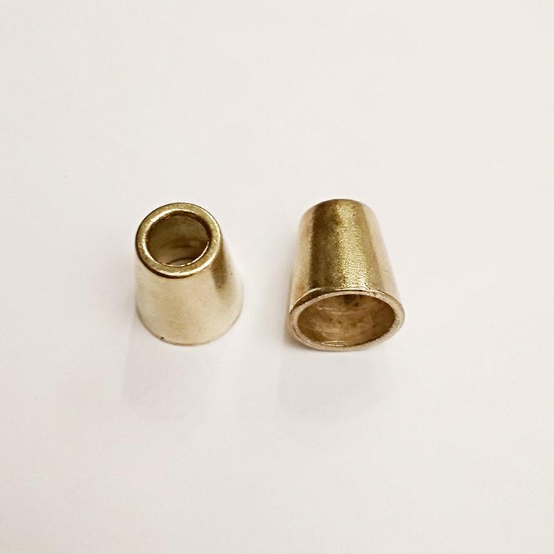 Наконечник для шнура (1000 шт), метал, золото