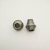 Наконечник для шнура "пружина" (1000 шт), метал, нікель