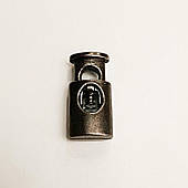 Фіксатор для шнура (1000 шт), метал, блек нікель