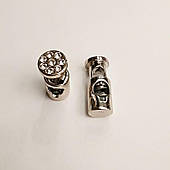 Фіксатор для шнура (1000 шт), метал, золото