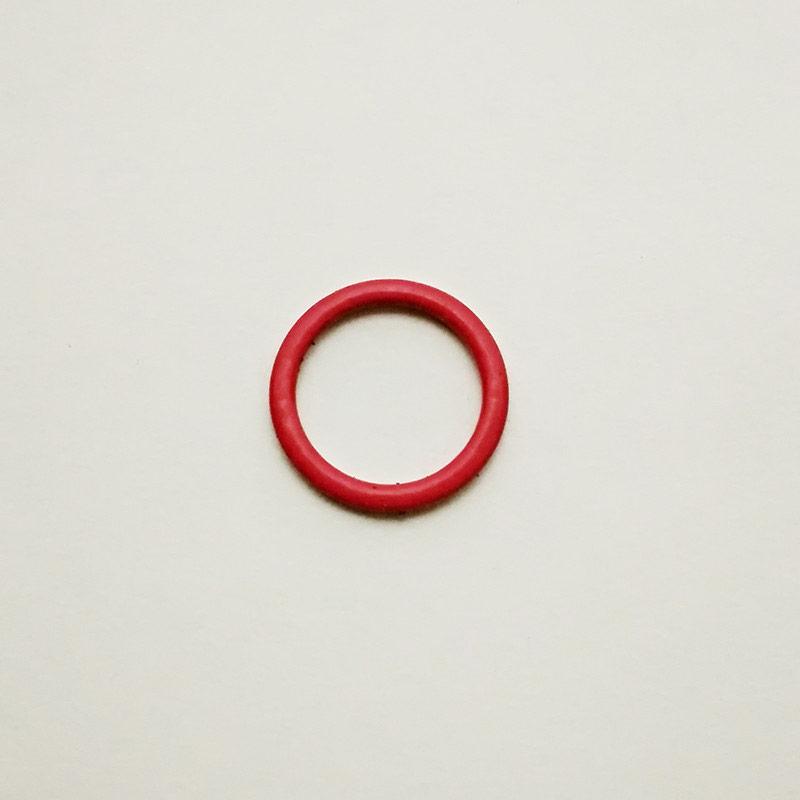 Кільце для бретелей 10мм (1000 шт), метал, червоний