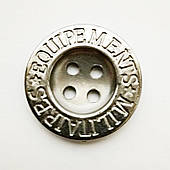 Гудзик для одягу (1000 шт) 25 мм пластик