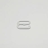 Гачок для бретелей 10мм (1000 шт), метал, білий