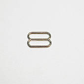 Перетяжка для бретелей 12мм (1000 шт), метал, нікель