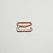 Гачок для бретелей 12мм (1000 шт), метал, рожеве золото