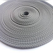 Сумочно-рюкзачна стрічка 10 мм (25 м). Сірий.