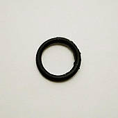 Кольцо для бретелівців 10мм, пластик, чорний