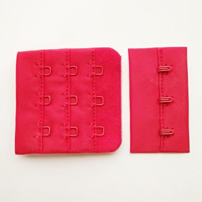 Подовжувач для бюстгальтера 3 гачка (1000 шт), червоний