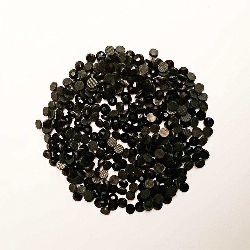 Стрази клейові (1000 шт) DMC SS16, чорний