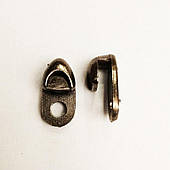 Гачок взуттєвий під заклепку (1000 шт), литий, оксид