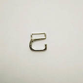 Гачок на босоніжки 8мм (1000 шт), литий, нікель