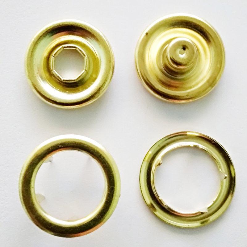 Кнопка трикотажна (Бейбі) 21м золото кільце