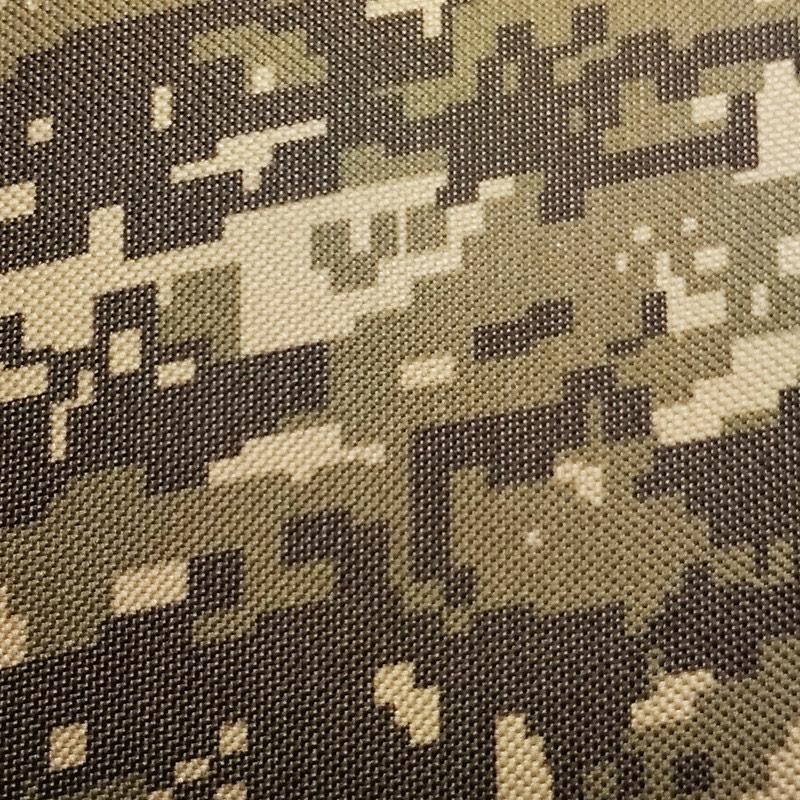 Тканина сумочна Оксфорд 600 ПВХ (50 м), принт "Піксель пісок".