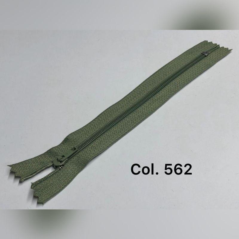Брючна спіральна блискавка (100 шт) тип 4. 18 см.