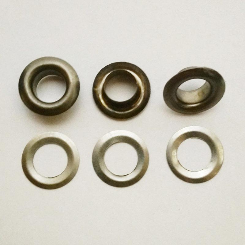 Люверс для взуття (1000 шт) 8мм №5, блек нікель