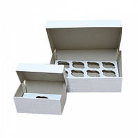 Коробка для капкейків, кексів, мафінів на 12 шт.