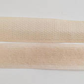 Липучка текстильна 2 см (25 м). Бежева.