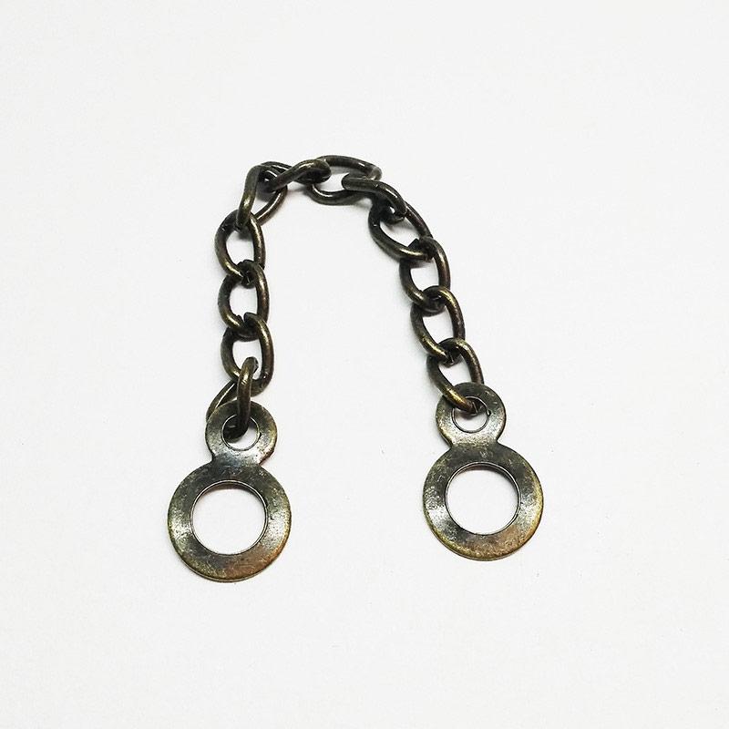 Петля-вішалка для одягу (1000 шт), метал, антик