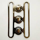 Пряжка роз'ємна 75 мм (100 шт), блек нікель.