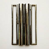 Пряжка роз'ємна 60 мм (100 шт), блек нікель.