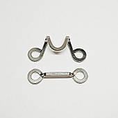 Пряжка роз'ємна (100 шт), нікель.