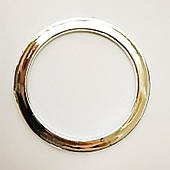 Перстень пластику 50 мм, декоративне, нікель