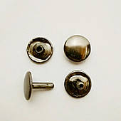 Заклепки для шкіри 13мм (1000 шт), блек нікель