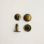 Заклепки металеві 7мм (10000 шт), антик