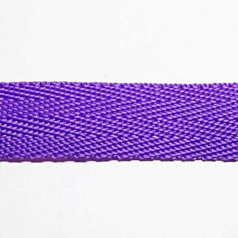 Ремінь сумочний "ялинка" 25 мм (50 м), бузок