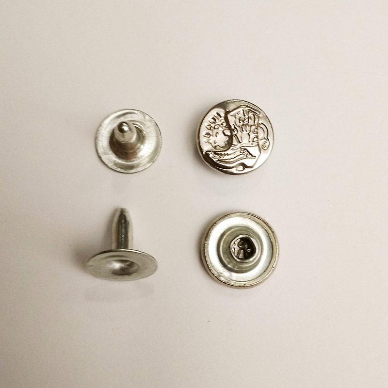 Хольнітен для одягу (1000 шт), литий, з візерунком