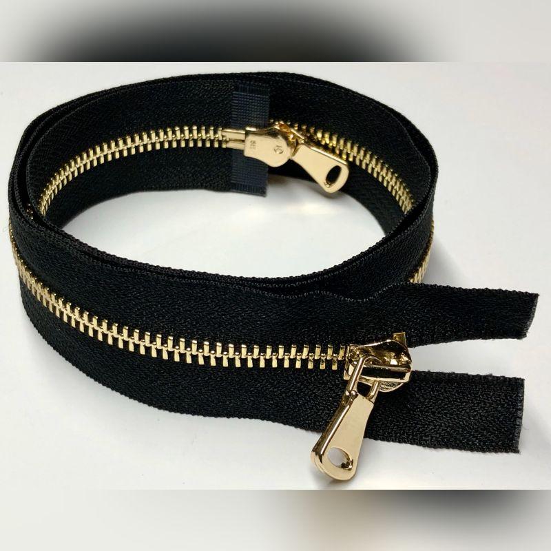 Блискавка металева (50 шт) тип 5. "Y" зуб. Полірована. 65 см.