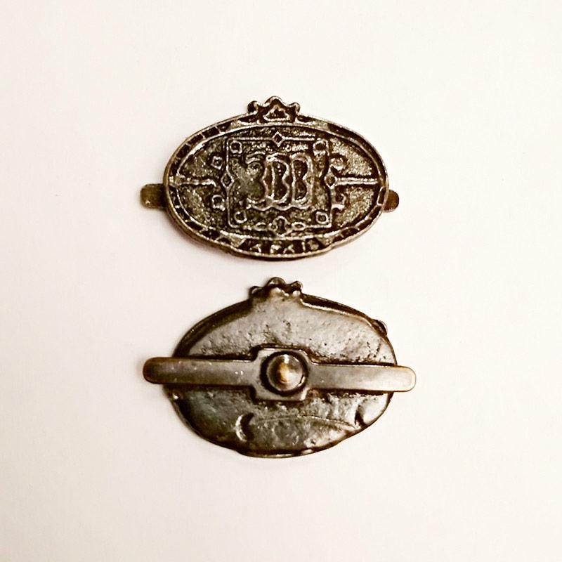 Прикраса для сумки (1000 шт), метал, антик