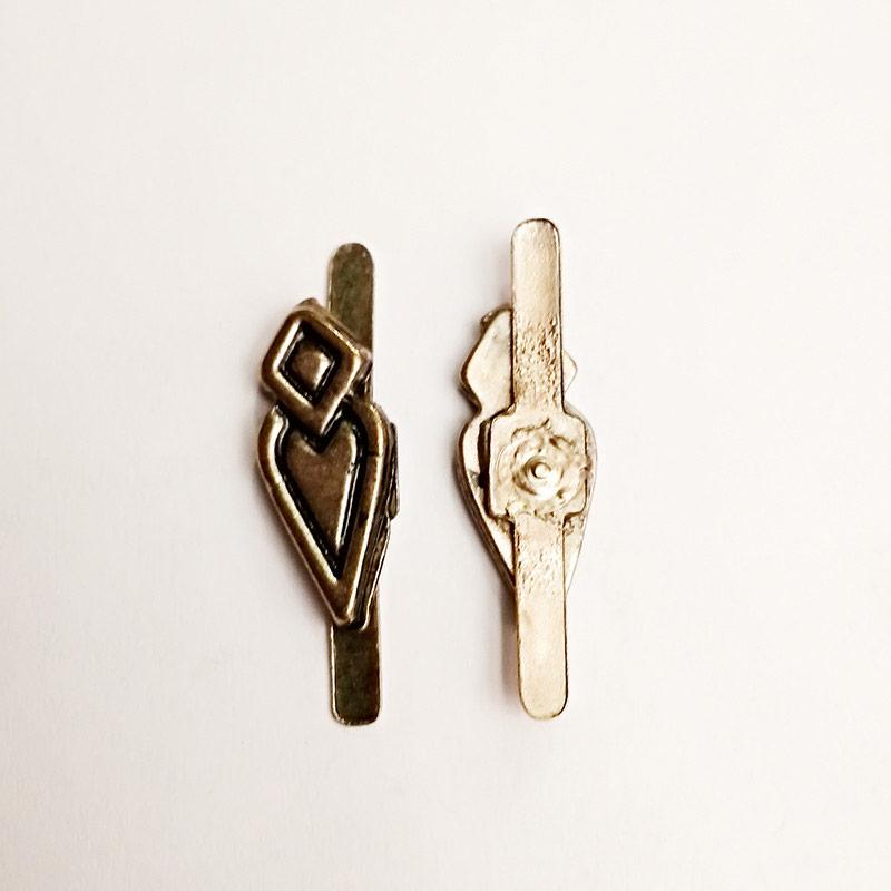 Прикраса для взуття (1000 шт), метал, антик