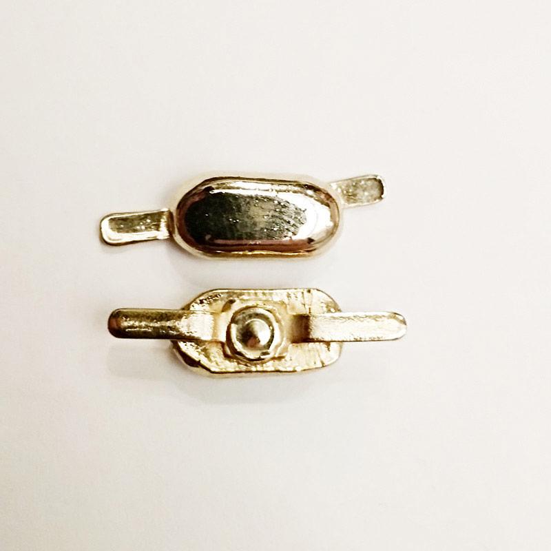 Прикраса для взуття (1000 шт), метал, золото