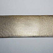Гумка люрекс 40 мм (44 м). Золото.
