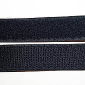 Липучка текстильна 20мм (25 м). Чорний