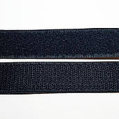 Липучка текстильна 25мм (25 м). Чорний