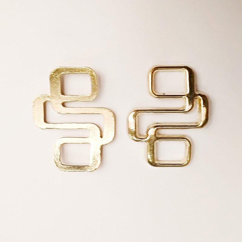 Прикраса для сумок пришивна (100 шт), метал.