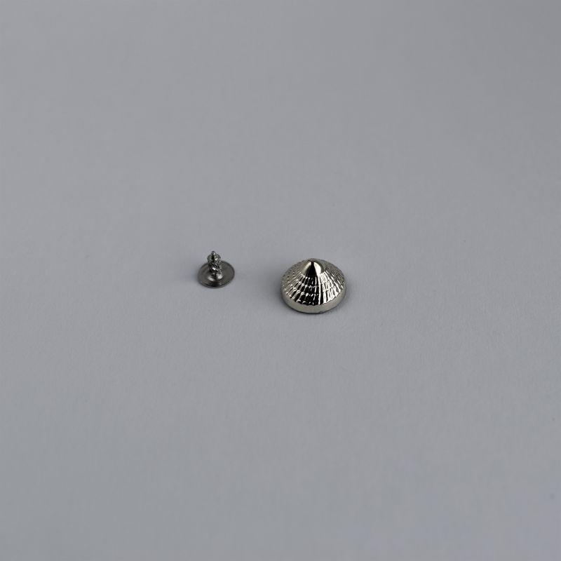 Прикраса конус рифлений 6 мм (1000 шт), пластик.