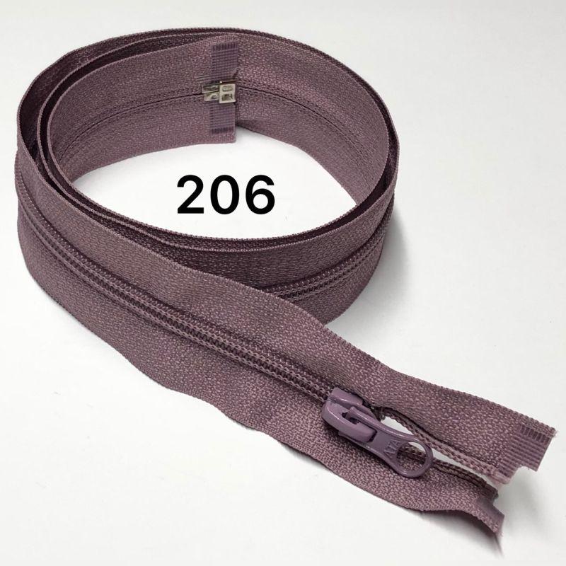 Блискавка спіральна роз'ємна (100 шт) тип 5. 70 см.