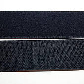 Липучка текстильна 40мм (25 м). Чорний