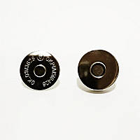 Кнопка магнитная для сумок 14мм никель
