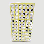 Розмір клейовий "М" (1 уп) по 4800 знаків.