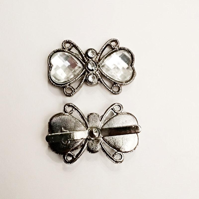 Прикраса для сумок пришивна (100 шт), метал.