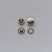 Кнопка бейбі, закритий капелюшок (1440 шт). 9,5мм. Нікель.