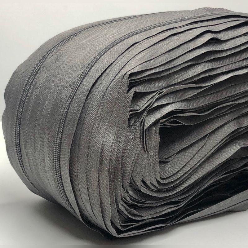 Змійка капронова рулонна №5. Сірий.