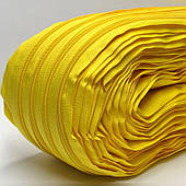 Змійка капронова рулонна кольорова No5 по 200 м. Жовтий.