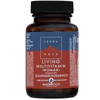 Витаминный Комплекс Для Женщин 50 кап Terranova Living Multivitamin Woman Великобритания Доставка из ЕС